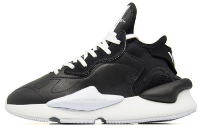 adidas Y-3 Kaiwa Black White Black Heel