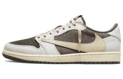 Travis Scott x Air Jordan 1 Low OG SP "Sail and Ridgerock" 3.0