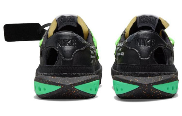 OFF-WHITE x Nike Blazer Low 77 "Black and Electro Green"