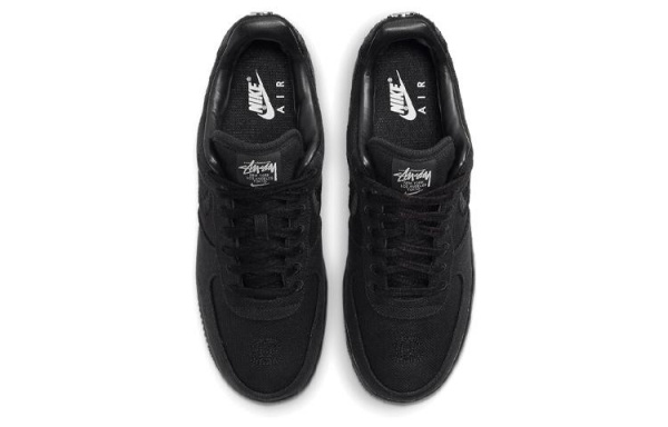 Stussy x Nike Air Force 1 Low "Triple Black"