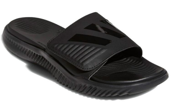 adidas AlphaBounce Black Slides Sandals