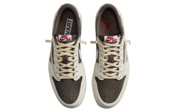 Travis Scott x Air Jordan 1 Low OG SP "Sail and Ridgerock" 3.0