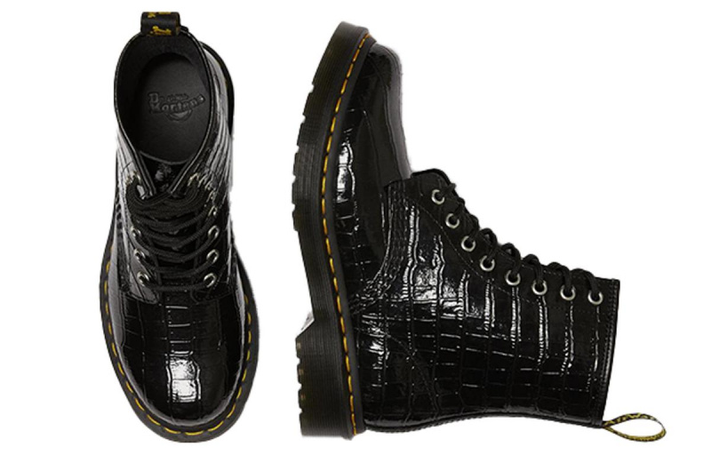 Dr.Martens 1460 Patent Leather Crocodile Print
