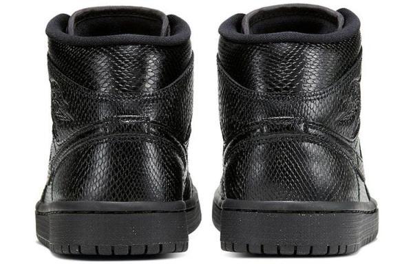 Jordan Air Jordan 1 Mid "Black Snakeskin"