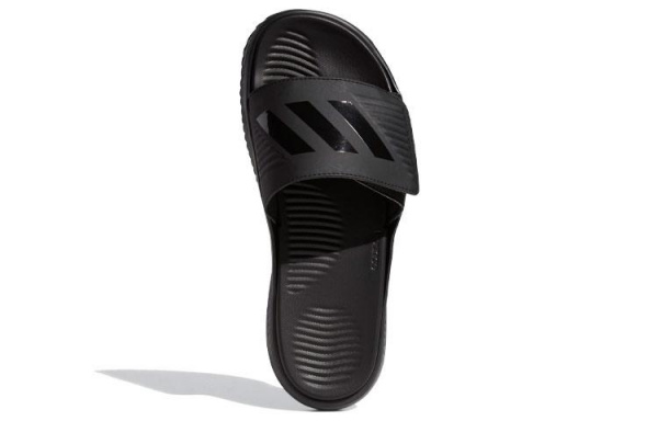 adidas AlphaBounce Black Slides Sandals